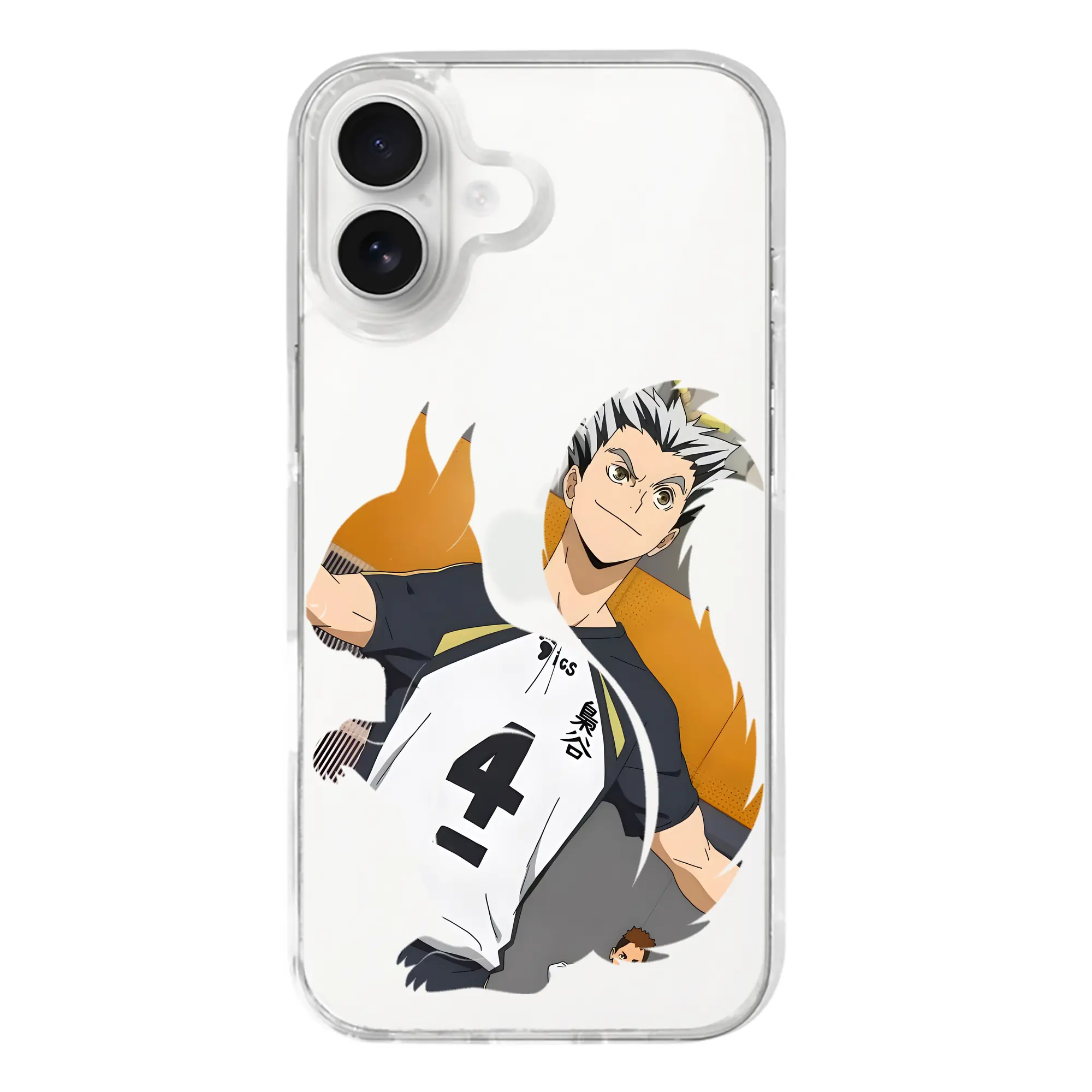 ハイキュー!! グッズ,木兎光太郎 - iPhone 17シリーズ 透明スマホケース – 薄型・耐衝撃・精密フィット保護カバー